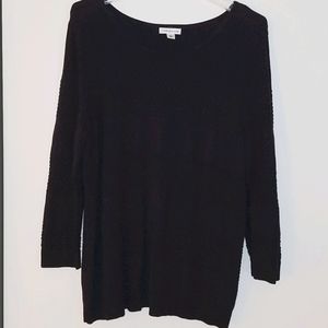 Deep Purple lightweight sweater, 3/4 sleeves